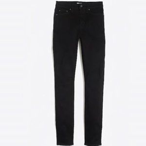 J Crew black stretch high waisted skinny jeans, size 29